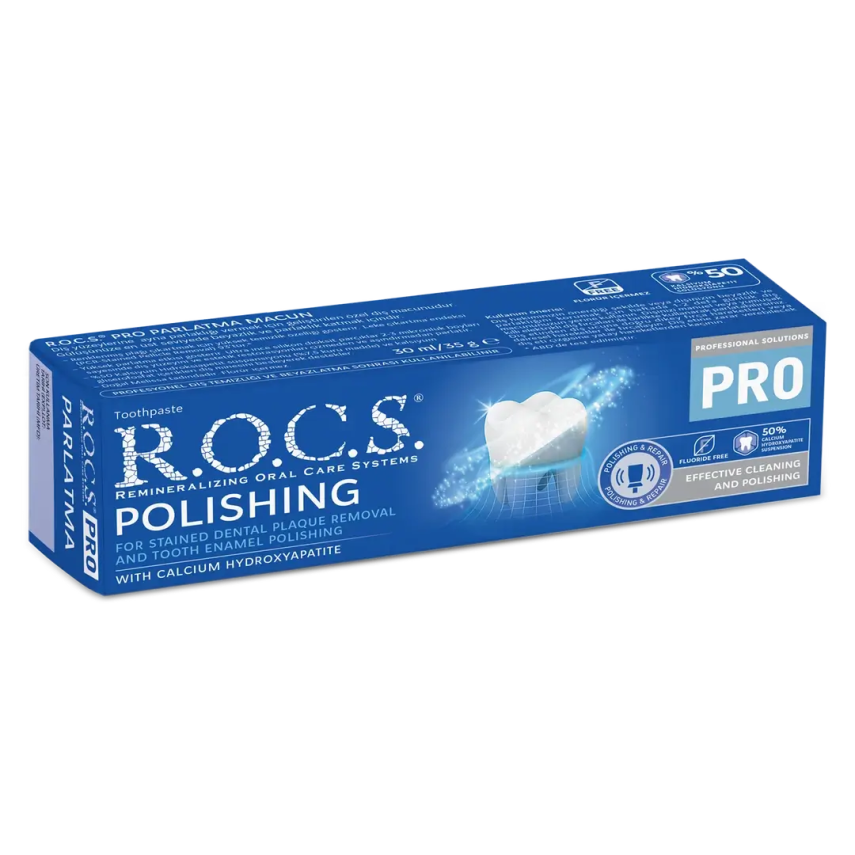 Rocs Pro Polishing Parlatma Diş Macunu 30 ml - 2