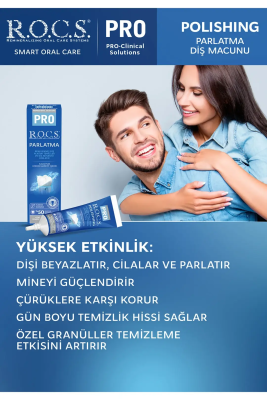 Rocs Pro Polishing Parlatma Diş Macunu 30 ml - 5