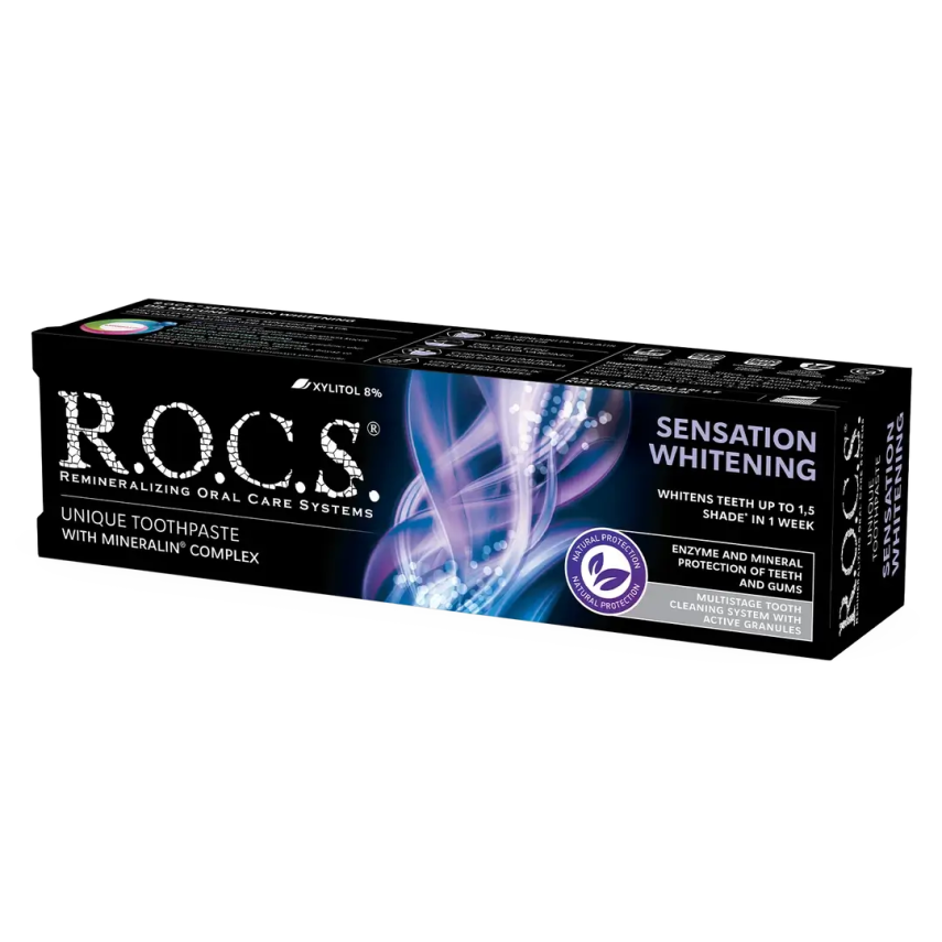 ROCS Sensation Whitening Beyazlatıcı Parlatıcı Diş Macunu 60ml - 2