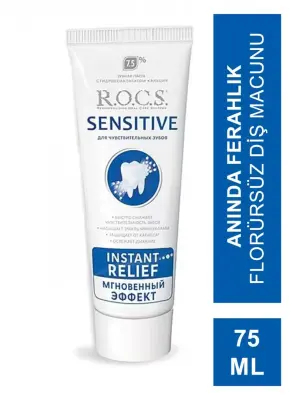 Rocs Sensitive İnstant Relief Yetişkin Diş Macunu 75 ml - ROCS