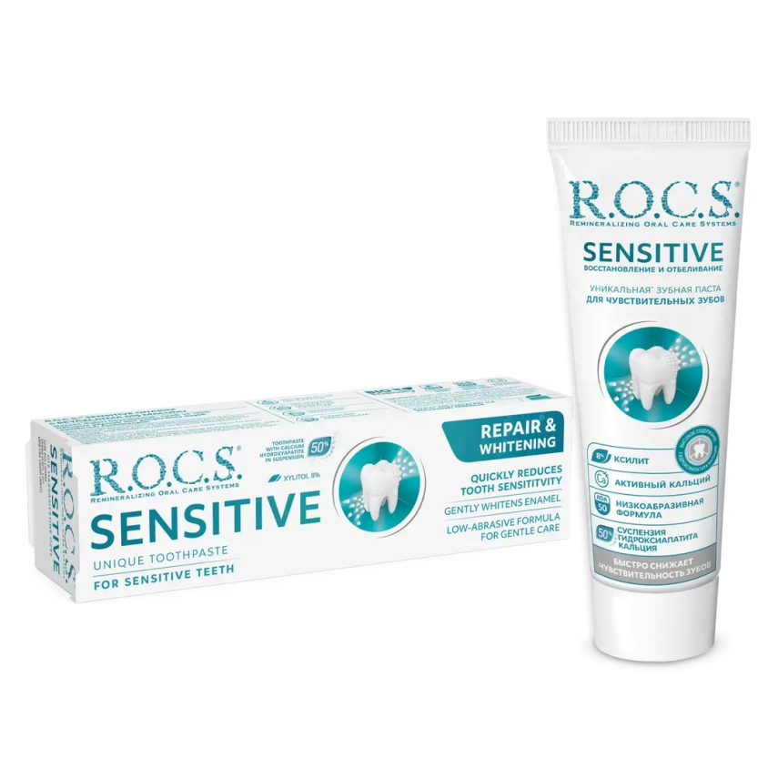 Rocs Sensitive Repair-Whitening Diş Macunu 94g - 1