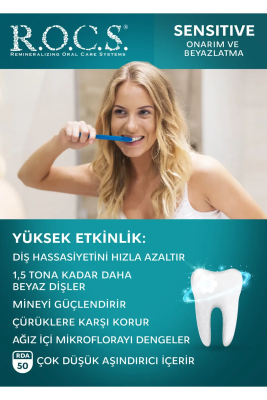Rocs Sensitive Repair-Whitening Diş Macunu 94g - 5
