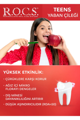 ROCS Teens Yaban Çileği Diş Macunu 60 ml - 5