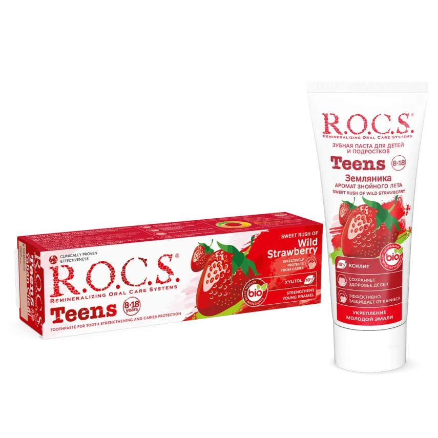 ROCS Teens Yaban Çileği Diş Macunu 60 ml - 1