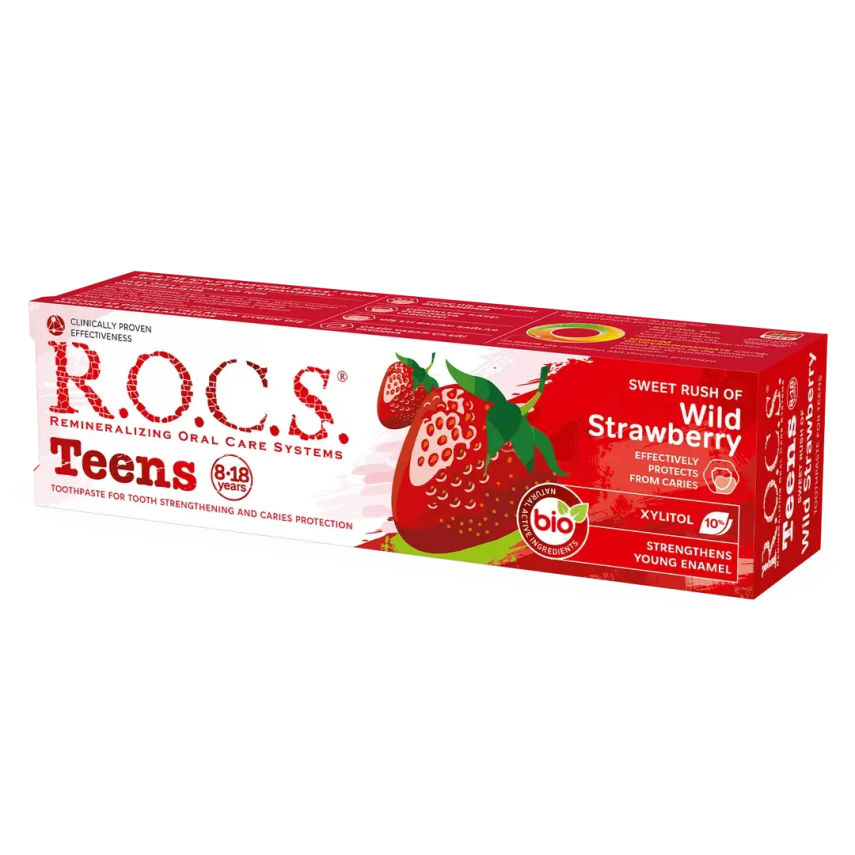 ROCS Teens Yaban Çileği Diş Macunu 60 ml - 2