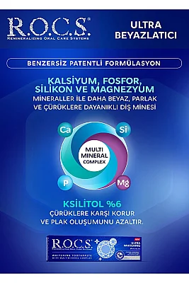 Rocs Ultra Beyazlatıcı Diş Macunu 75 ml - 3