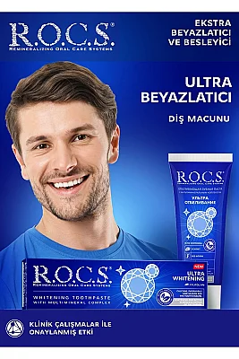 Rocs Ultra Beyazlatıcı Diş Macunu 75 ml - 4