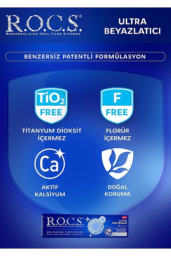 Rocs Ultra Beyazlatıcı Diş Macunu 75 ml - 5