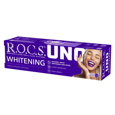 Rocs Uno Whitening - Beyazlatıcı - Diş Macunu 60 ml - 2