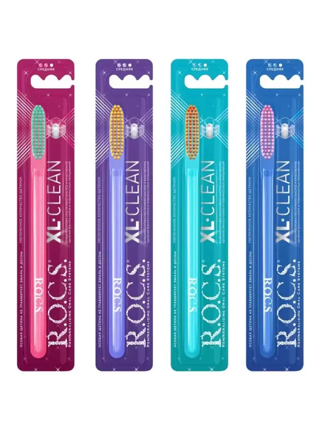 Rocs XL CLEAN Ekstra Temizlik için Diş Fırçası - 1