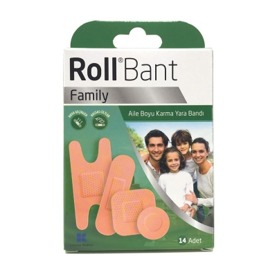 Roll Bant Family Yara Bandı 14lü - Roll