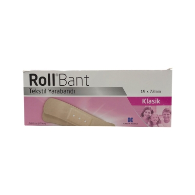 Roll Bant Tekstil Yarabandı 30 Kutu 10luk - Roll