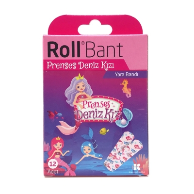 Roll Bant Yara Bandı Prenses Deniz Kızı 12li - Roll