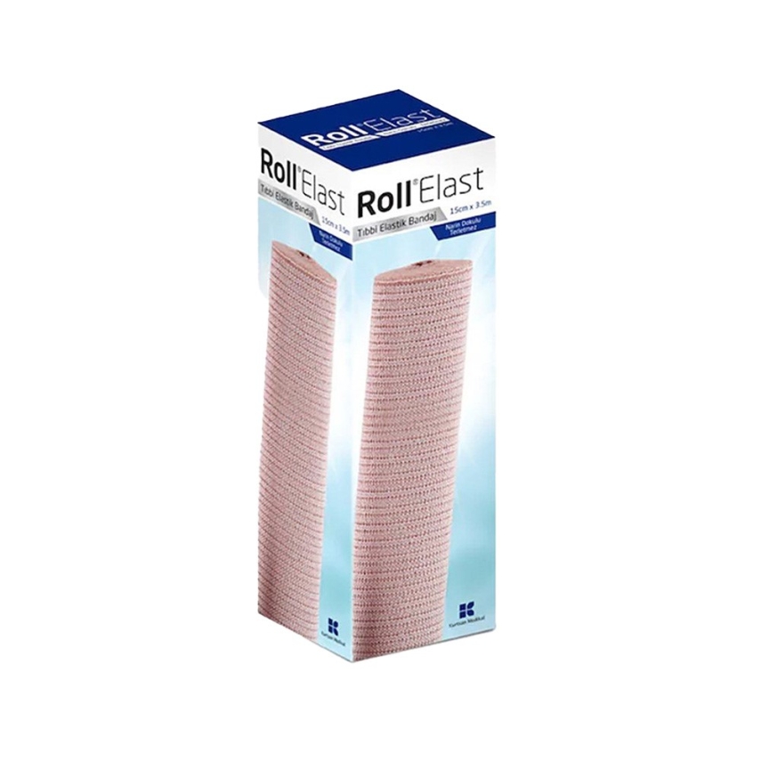 Roll Elast Bandaj Ten Rengi 15cm x 3,5m - 1