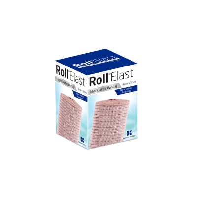 Roll Elast Bandaj Ten Rengi 6cm x 3,5m - Roll