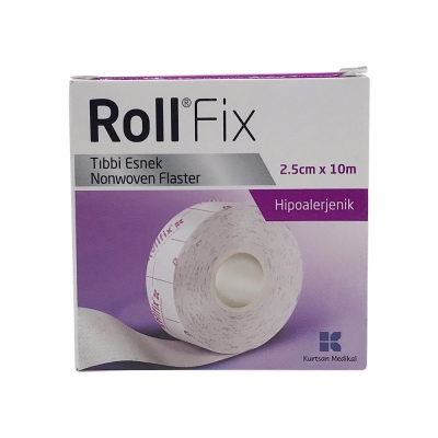 Roll Fix Esnek Nonwoven Tıbbi Flaster 2,5 cm x 10 m - Roll
