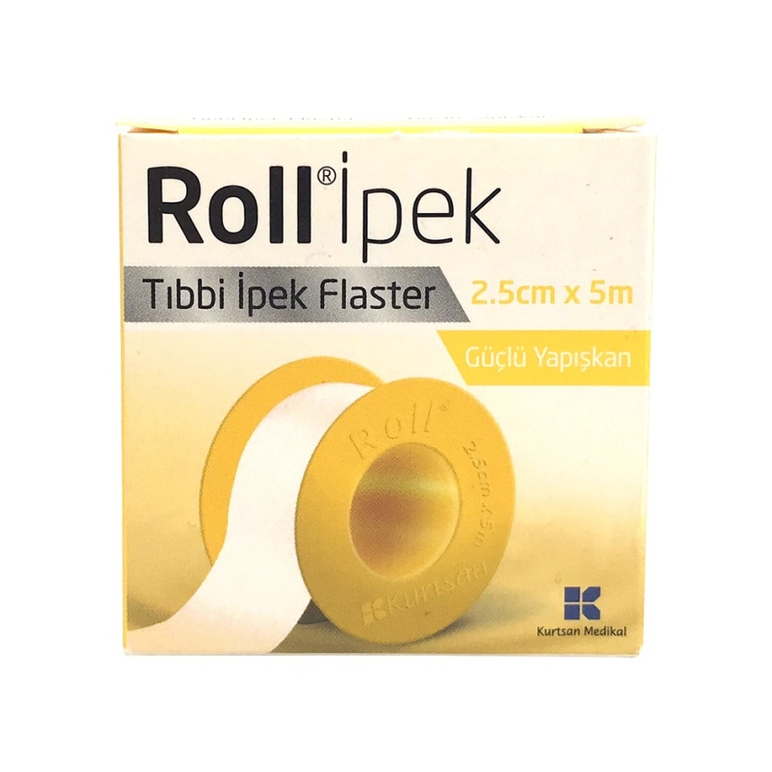 Roll İpek Tıbbi Flaster 5m x 2,5cm - 1