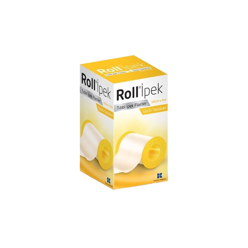 Roll İpek Tıbbi İpek Flaster 10cm x 5m - 1