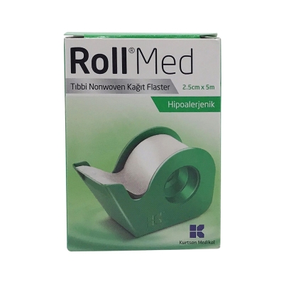 Roll Med Tıbbi Nonwoven Kağıt Flaster 2,5cm x 5m - Roll