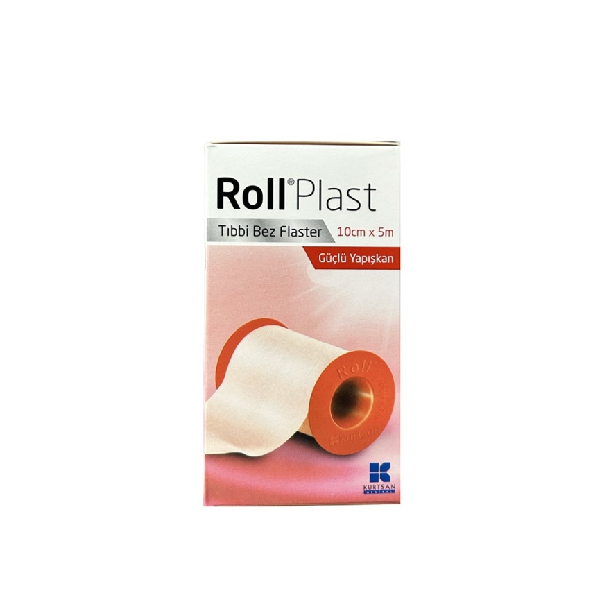 Roll Plast Tıbbi Bez Flaster 10cm x 5m - 1