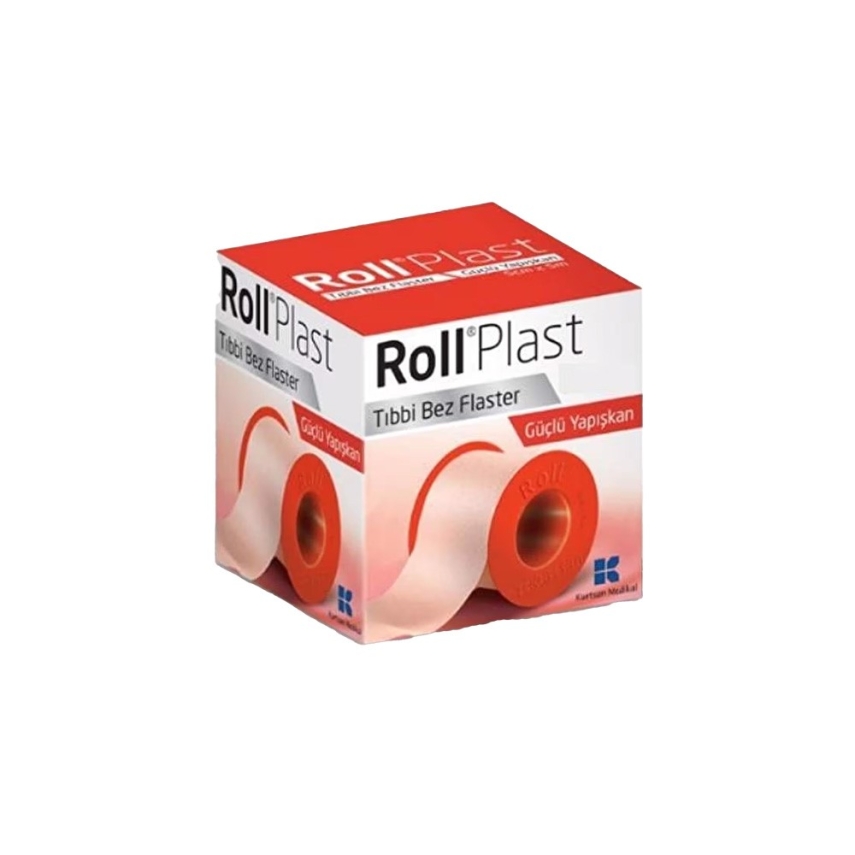 Roll Plast Tıbbi Bez Flaster 1,25cm x 5m - 1