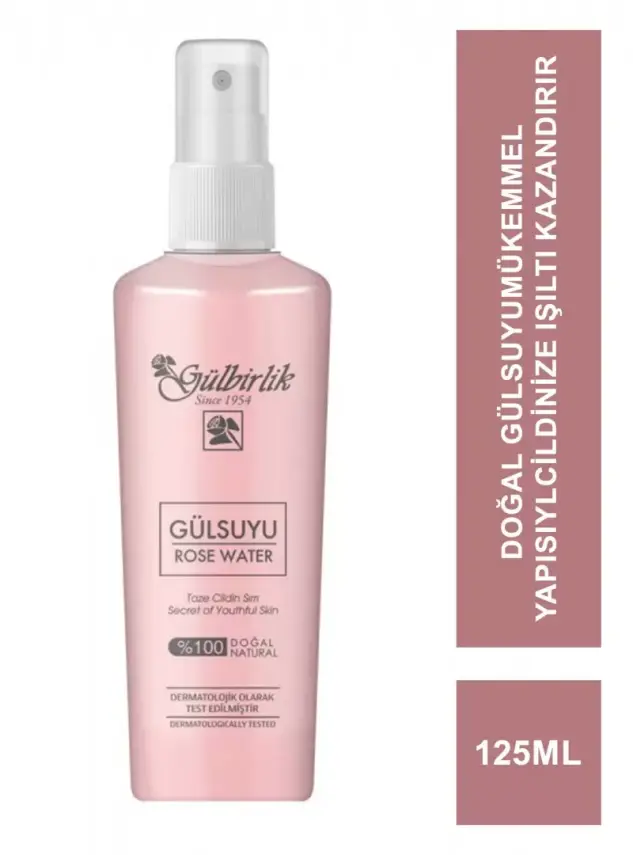 Rosense Gülbirlik Doğal Gülsuyu Sprey 125 ml - 1