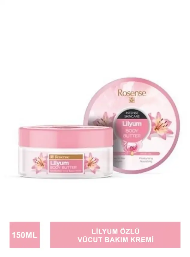 Rosense Lilyum Body Butter - Nemlendirici Vücut Bakım Kremi - 150 ml - 1