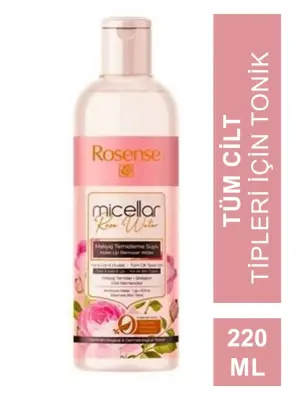 Rosense Miceller Rose Water - Makyaj Temizleme Suyu - 220 ml - Rosense