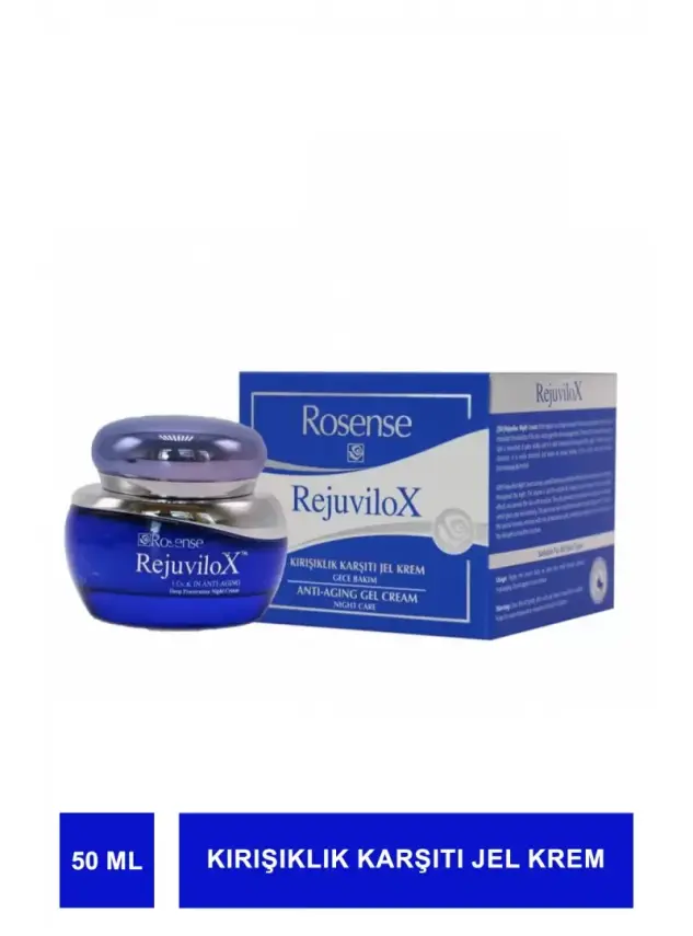 Rosense Rejuvilox Kırışıklık Karşıtı Jel Krem Gece Bakım 50ml - 1