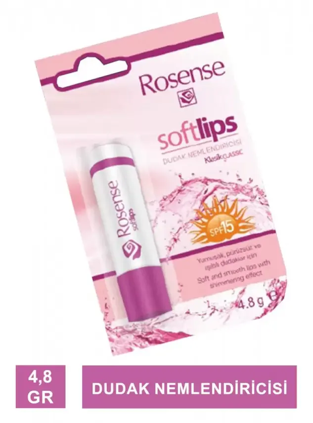 Rosense Soft Lips Dudak Nemlendiricisi 4,8 gr. - 2