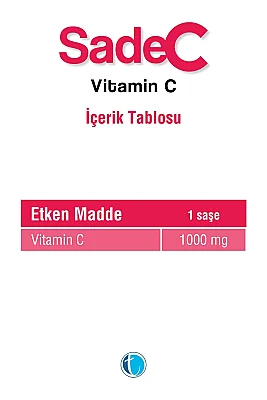 SadeC Vitamin C 30 Şase - 3