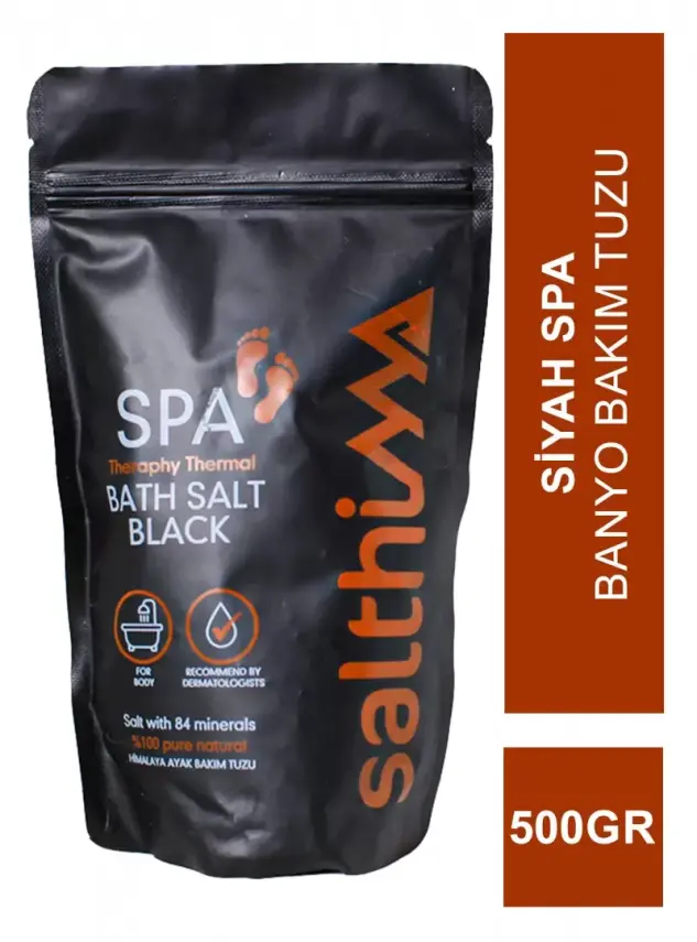 Salthima Siyah Spa Banyo Bakım Tuzu 500 gr - 2