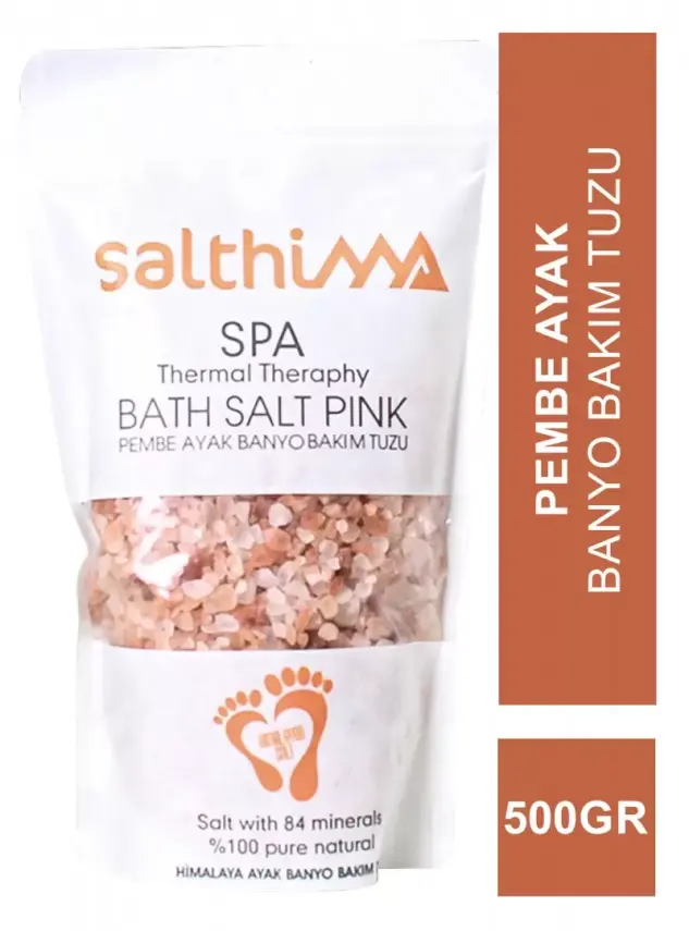 Salthima Spa Pembe Ayak Banyo Bakım Tuzu 500 gr - 2