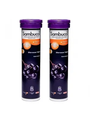 Sambucol Plus Efervesan 15 Tablet 2 Adet - Sambucol