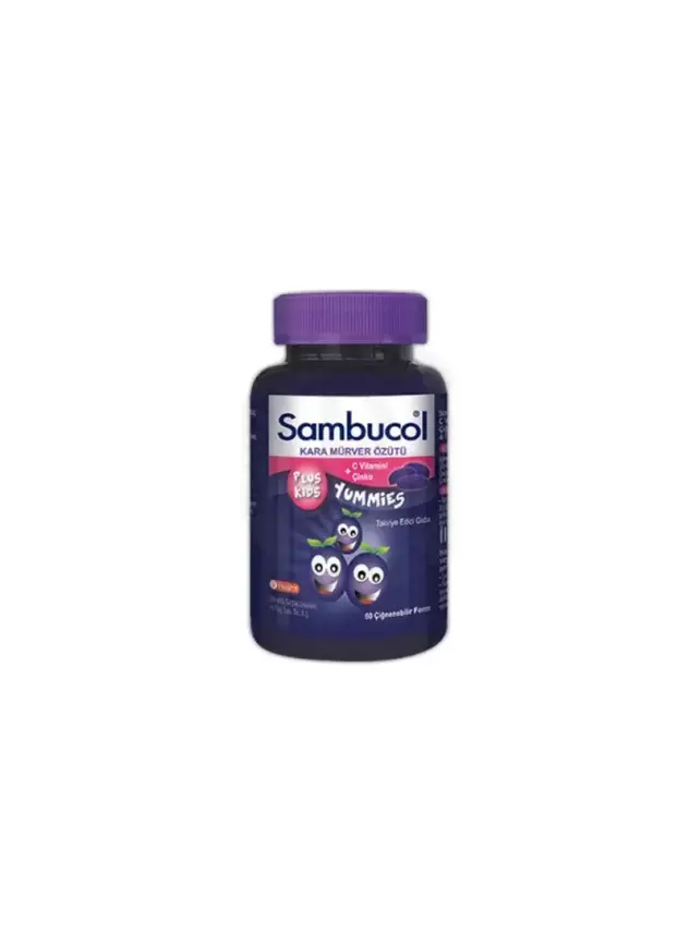 Sambucol Plus Kids Yummies Gıda Takviyesi 60 Adet - 2