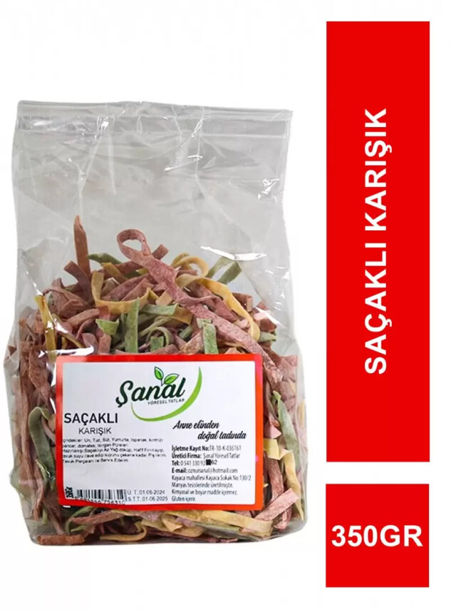 Şanal Saçaklı Karışık 350gr - Şanal Yöresel Tatlar