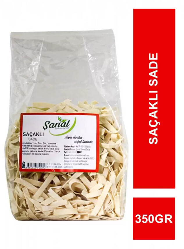 Şanal Saçaklı Sade 350gr - Şanal Yöresel Tatlar