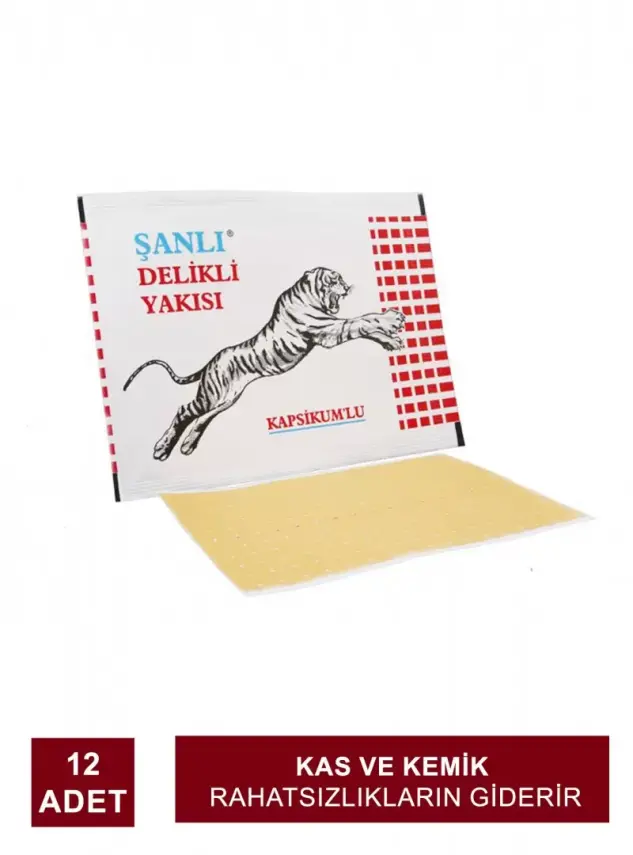 Şanlı Kapsikumlu Delikli Yakı 12 Adet - 2