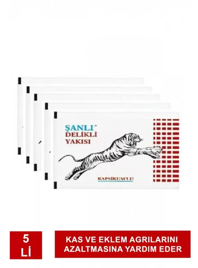 Şanlı Kapsikumlu Delikli Yakı 5'li - 2