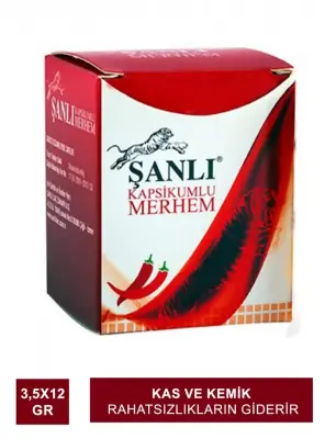 Şanlı Kapsikumlu Merhem 3,5 gr x 12 Adet - 2