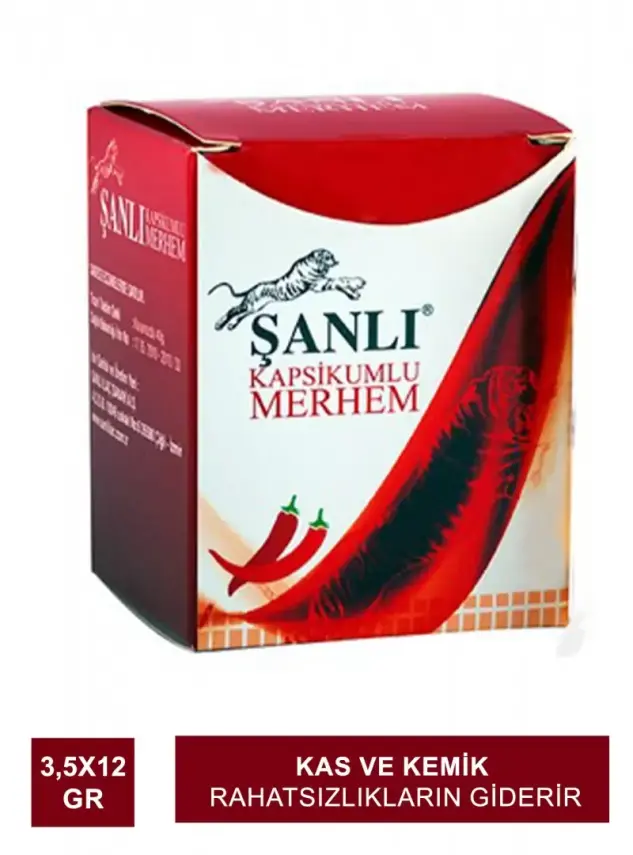 Şanlı Kapsikumlu Merhem 3,5 gr x 12 Adet - 2