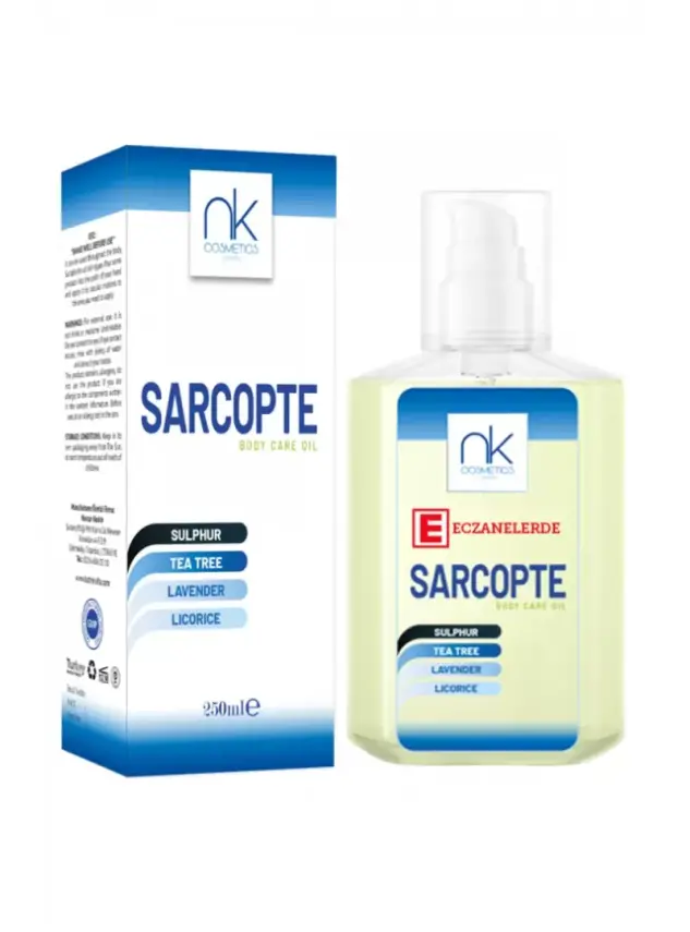 Sarcopte Koruyucu Cilt Bakım Losyonu Güçlü Formül Lavanta Kokulu 250 ml - 1