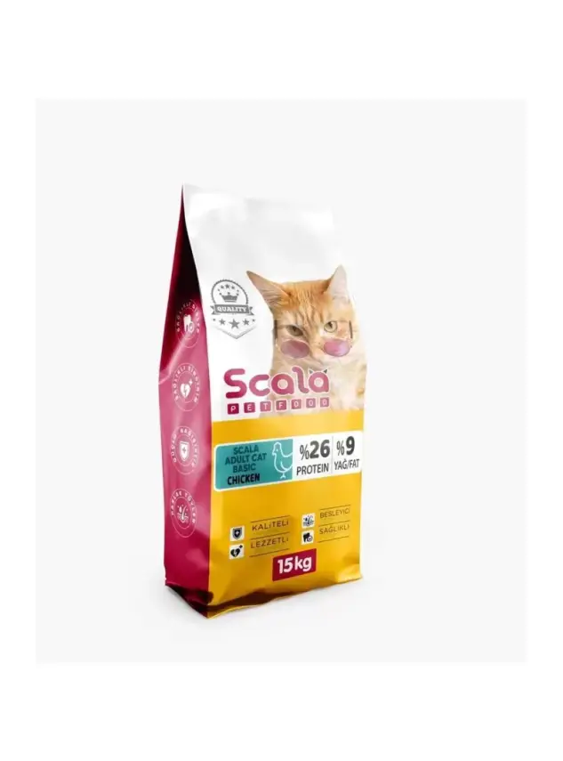 Scala Adult Cat Basıc 26/9 Chıcken 15 kg - 1