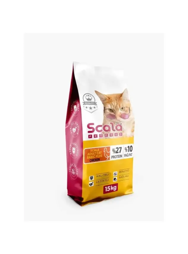 Scala Adult Cat Basıc Plus 27/10 Chıcken 15 Kg - 1