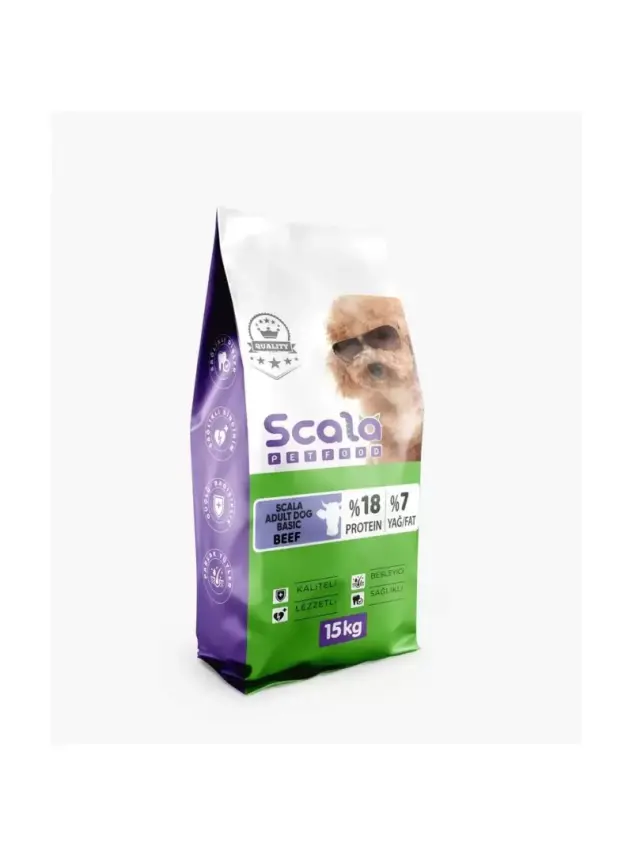 Scala Adult Dog Basıc 18/7 Beef 15 kg. - 1