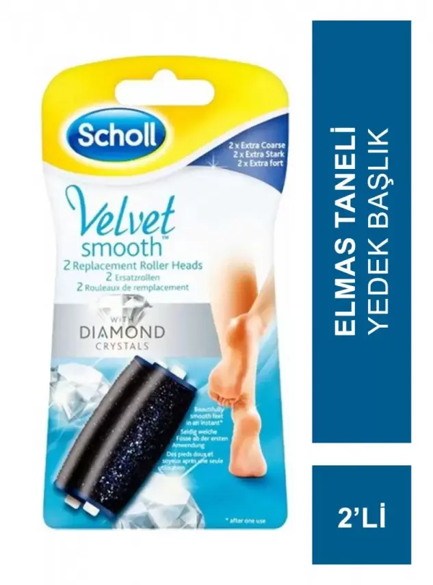 Scholl Velvet Smooth Elmas Taneli 2li Yedek Başlık - 2