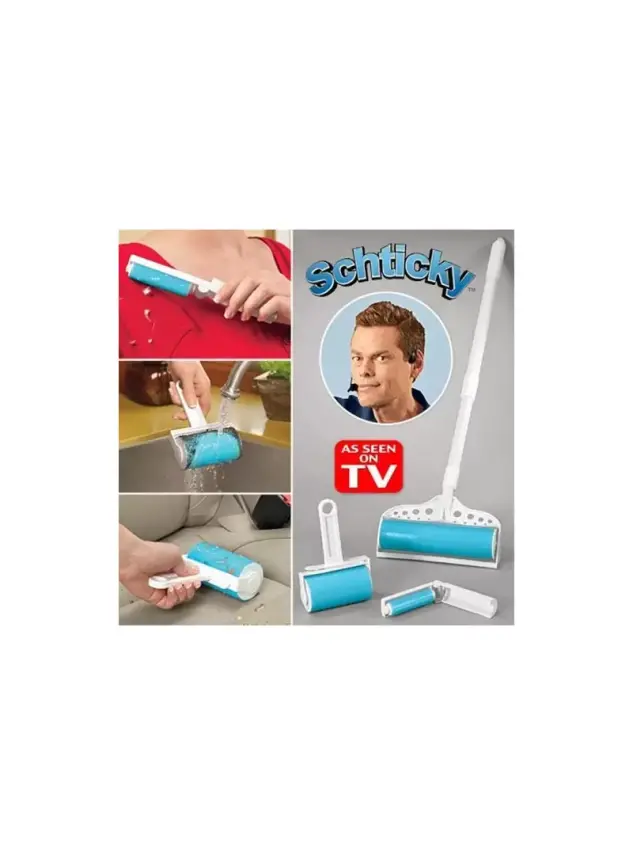 Schticky Yıkanabilir Kedi Köpek Tüy Ve Toz Toplama Rulosu 3Lü Set - 1