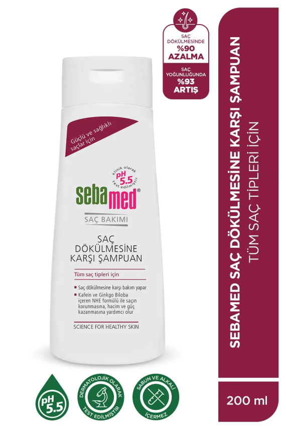 Sebamed Anti Hair Loss Saç Dökülmesine Karşı Şampuan 200 ml - 1