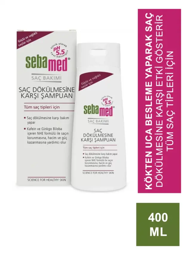Sebamed Anti Hair Loss Saç Dökülmesine Karşı Şampuan 400 ml - 1