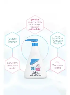 Sebamed Baby Şampuan 500 ml Ekonomik Boy - 3